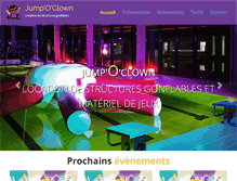 Tablet Screenshot of jumpoclown.com